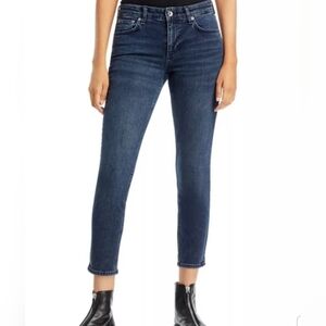 Rag & Bone Cate Mid-Rise Ankle Skinny Jeans DeKalb Wash Size 28